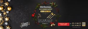 The M Restaurant Christmas Eve Dinner Buffet Menu 2022